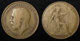 Great Britain George V Bronze 1916 1 Penny KM# 810 (28 418)