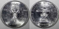 LAOS Sisavang Vong 1952 50 Cents 31 mm UNC/BU KM# 6 RANDOM PICK (1 Coin) (3)