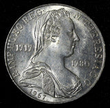 Austria Maria Theresia Silver 1967 25 Schilling UNC KM# 2901 (28 605)