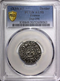 FRANCE Maine. Herbert I Denier ND (1015-1036) Hammered PCGS AU50 Dup-398 (63)