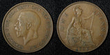 Great Britain George V Bronze 1936 1 Penny KM# 838  (23 919)