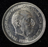 SPAIN Francisco Franco 1957 (60) 50 Pesetas UNC KM# 788 (30 088)