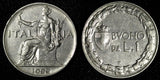 Italy Vittorio Emanuele III 1922 R 1 Lira 1st Year Type  KM# 62 (28 204)