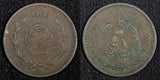 Mexico ESTADOS UNIDOS MEXICANOS Bronze 1906 2 Centavos KM# 419 (27 287)