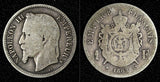 FRANCE Napoleon III Silver 1868 A 1 Franc Paris Mint KM# 806.1  (28 497)