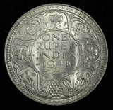India-British George VI Silver 1941 (B) Rupee Mint Luster KM# 556  (27 313)