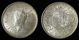 India-British George VI Silver 1939 (C) 1/2 Rupee RANDOM PICK (1 Coin) KM# 549