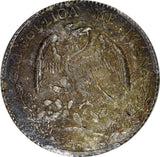 Mexico Silver 1880 Mo MH 8 Reales PCGS AU53 Mexican Mint KM# 377.10 (27)