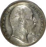 India-British Edward VII Silver 1904(C) Rupee Silver (.917) NGC AU58 KM# 508 (1)