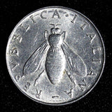 Italy Aluminum 1954 R  2 Lire Bee UNC KM# 94 (27 676)