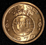 TIMOR PORTUGUESE COLONY Bronze 1970 50 Centavos UNC KM# 18 RANDOM PICK 1 Coin(6)