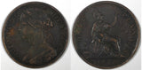 Great Britain Victoria Copper 1872 1 Penny  KM# 749.2 (28 183)