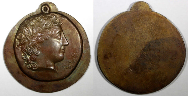 ANCIENT MEDALION Uniface Bronze ND 39.2mm 23.09g. (23 915)