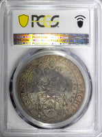 RUSSIA Silver 1655 Yefimok PCGS XF40 C/M on Salzburg Thaler D-3504 RARE Ex.Fuchs