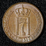 Norway Haakon VII	Bronze 1948 1 Øre GEM BU KM# 367 (30 317)