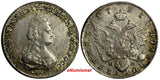 RUSSIA Catherine II Silver 1783 SPB MM Polupoltinnik aUNC  RARE C# 65c/15158