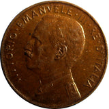 Italy Vittorio Emanuele III Bronze 1912 R 2 Centesimi SCARCE DATE KM# 41 (6793)