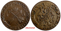 SWEDEN Gustaf II Adolf (1611-1632)  1627 1 ORE (MDCXXVII)41 mm RARE KM#115 (977)