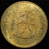 Finland Aluminum-Bronze 1968-S 50 Pennia UNC/BU  KM# 48 RANDOM PICK (1 COIN)(34)