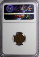 Denmark Christian X 1917 VBP GJ 1 Ore NGC MS63 BN WWI KEY DATE SCARCE KM812.1(3)