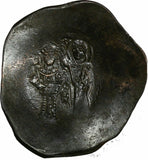 BYZANTINE Manuel I 1143-1180 AD,Constantinople.Billon Aspron Trachy, 29mm,4,10g.
