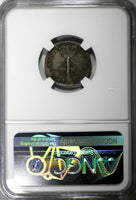 GREAT BRITAIN George II Silver 1737 Maundy Set (4 Coin) NGC MS62,AU58 TOP GRADED