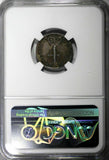 GREAT BRITAIN George II Silver 1737 Maundy Set (4 Coin) NGC MS62,AU58 TOP GRADED