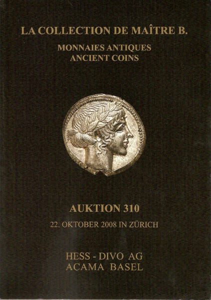 HESS-DIVO AG 2008 COLLECTION DE MAITRE ANCIENT COINS (75)