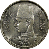 Egypt Farouk  Copper-Nickel AH1357 1938 2 Milliemes KM# 359 (20 911)