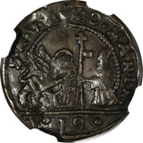 Italian States VENICE (1789-1797) Soldo NGC AU50 TOP GRADED KM# 732 (045)