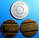 ITALY  LOT OF 3 TOKENS TELEPHONE TOKEN .....
