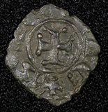 SICILY Italian states Manfred (1258-1266) Billon 1 Denaro Minted in Messina (43)