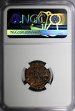ROMAN.Gallienus AD 253-268  BI Double-Denarius / MARS NGC (15)