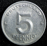 Germany - Democratic Republic (DDR) Aluminum 1950 A 5 Pfennig KM# 2 (23 704)