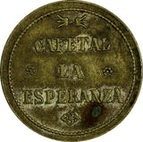 GUATEMALA Token 1878 Cafetal La Esperanza // ER monogram  22mm Rulau-Gma 278 (5)