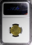 Denmark Christian X 1925 HCN; GJ  1/2 Krone NGC MS64 KM# 831.1 (098)