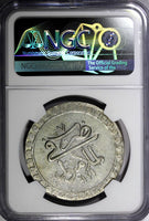 TURKEY Mustafa III Silver AH1171//7 (1764) Piastre NGC AU58 TOP GRADED KM# 321.1