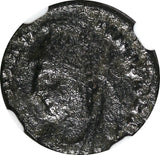 Roman Constantinian AD 330-340 AE3/4 NUMMUS NGC Rev.Constantinopolis/Victory (2)