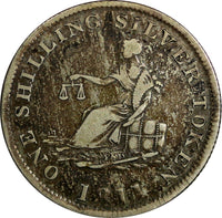 GREAT BRITAIN Silver 1811 Shilling Yorkshire Token Leeds John Smalpage & S.Lumb