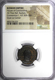 ROMAN Constantius I as Caesar AD 305-306 AE Post Reform Radiate /Jupiter NGC(33)