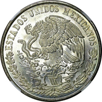 Mexico ESTADOS UNIDOS MEXICANOS Silver 1978 Mo 100 Pesos NGC MS64 KM# 483.2 (5)
