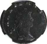 ROMAN.Gallienus AD 253-268  BI Double-Denarius / Rev. Providentia  NGC (022)