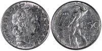 Italy Stainless Steel 1978 50 Lire 24.8 mm KM# 95.1 (21 624)