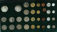 THAILAND. Royal Thai Mint 32 Commemorative Coins 1944-1963 Set in Original Case