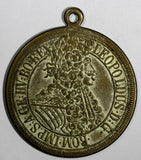 AUSTRIA House of Habsburg, Leopold I, 1657-1705 Medal 1695 Thaler 45mm (15 559)