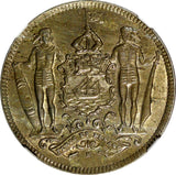 British North Borneo 1903 2-1/2 Cent NGC MS62 LIGHT TONED Heaton RARE KM# 4 (59)