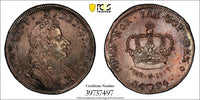 Denmark Christian V Silver 1694 1 Krone PCGS AU DETAILS Dav.#3648 KM# 428.1 (7)