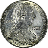 Austria Maria Theresia Silver 1967 25 Schilling UNC  KM# 2901 (19 032)