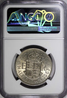 Great Britain Elizabeth II 1963 1/2 Crown NGC MS64 Light Toned KM# 907 (10)