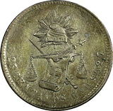 MEXICO Silver 1889 Go R 25 Centavos Guanajuato Mint KM# 406.5 (19 090)